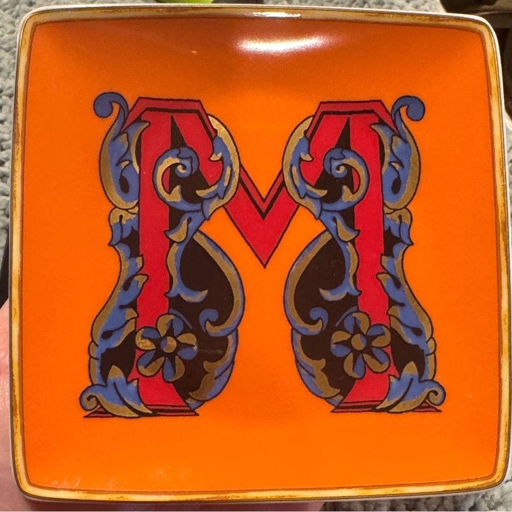 Versace Alphabet (M) Jewelry Dish